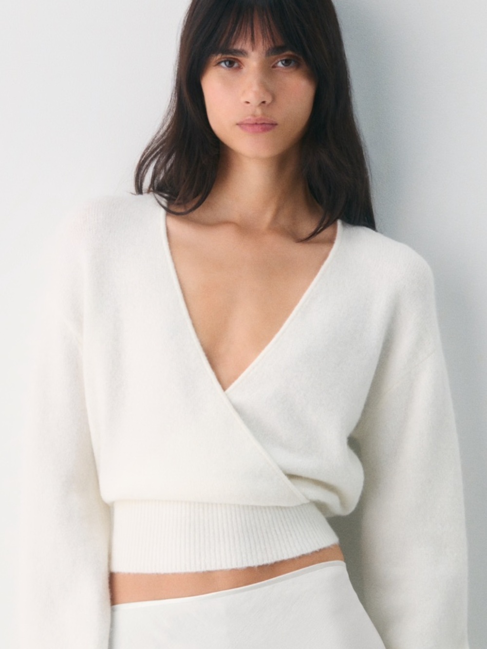 Aritzia Softspoke Dear Wrap Sweater